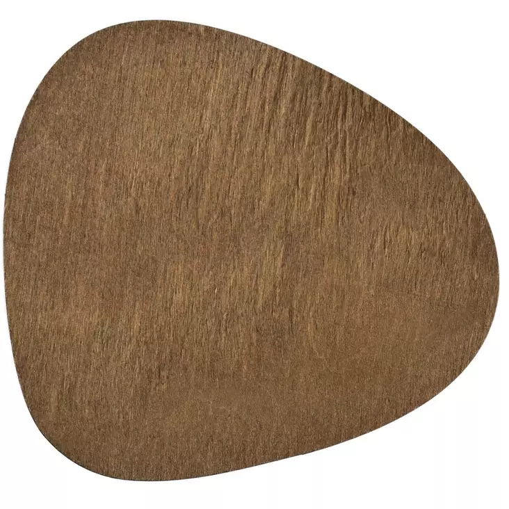 Puinen Pöytätablettisetti (4 kpl) - Käsintehty, 100% Puu, Pähkinä, 33x45 cm, Tyylikäs ja Kestävä Keittiöön - Pöytäliinat ja tabletit - 8684282344933 - 1