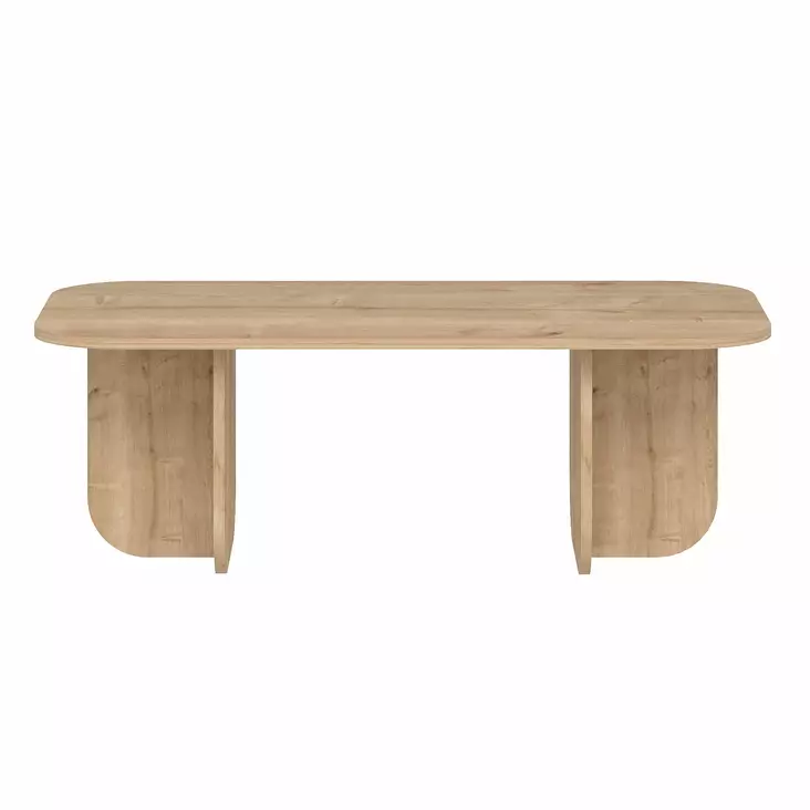 Sapphire Oak - Sohvapöytä, 100% Melamiinipinnoitettu Lastulevy, 120x41,4x60 cm, Tyylikäs ja Kestävä Huonekalu - Sohvapöydät - 8684283801343 - 1