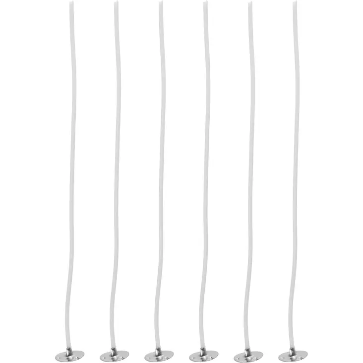Sydänlanka kynttilään 15 cm 6 kpl - Kynttilät ja lyhdyt - 6410416303093 - 1