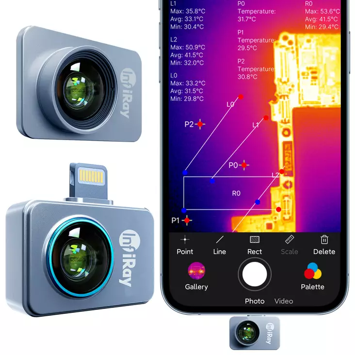 Thermal Master P2 android lämpökamera - Tarkastuskamerat ja lämpökamerat - 6438014395753 - 1