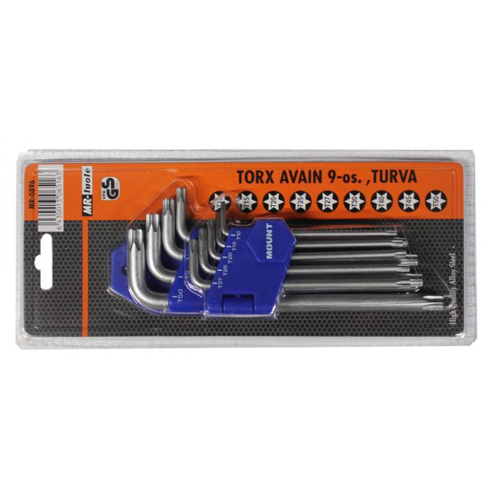 Torxavain extra long 9-os turva - Kiintoavaimet ja vääntötyökalut - 6430013065163 - 1