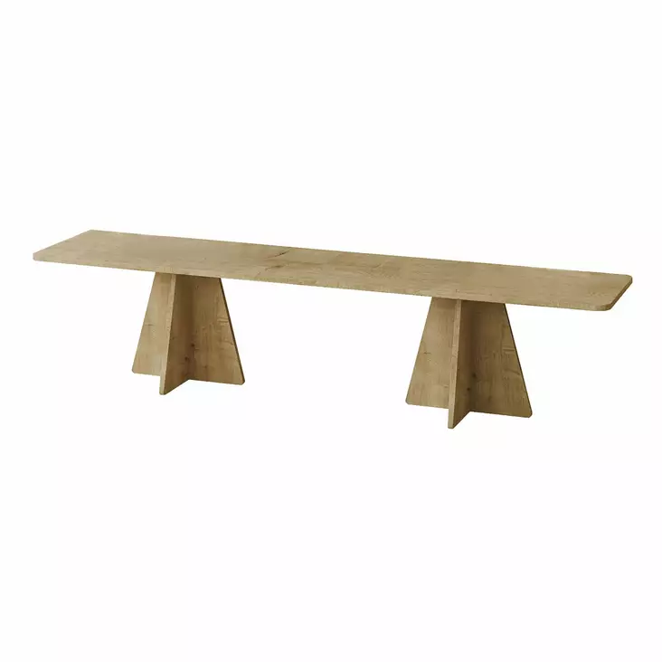 TV-taso Sapphire Oak - 180x40x42 cm - 100% Melamiinipinnoitettu Lastulevy - Tyylikäs ja Kestävä Huonekalu - TV-tasot - 8684282523833 - 1