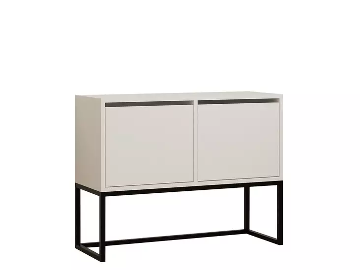 Valkoinen 100% Melamiinipinnoitettu Konsoli - Moderni ja Tyylikäs Säilytysratkaisu, 90x70x34 cm, Yksi Paketti - Huonekalut - 8683743247073 - 1