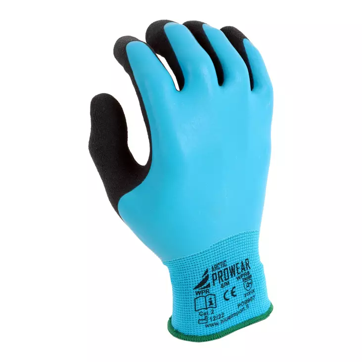 Vedenpitävä työkäsine Arctic Prowear koko 9 - Saumaton ja kestävä lateksityöhanska märkiin olosuhteisiin - Kotitaloustavarat - 6430045427083 - 1