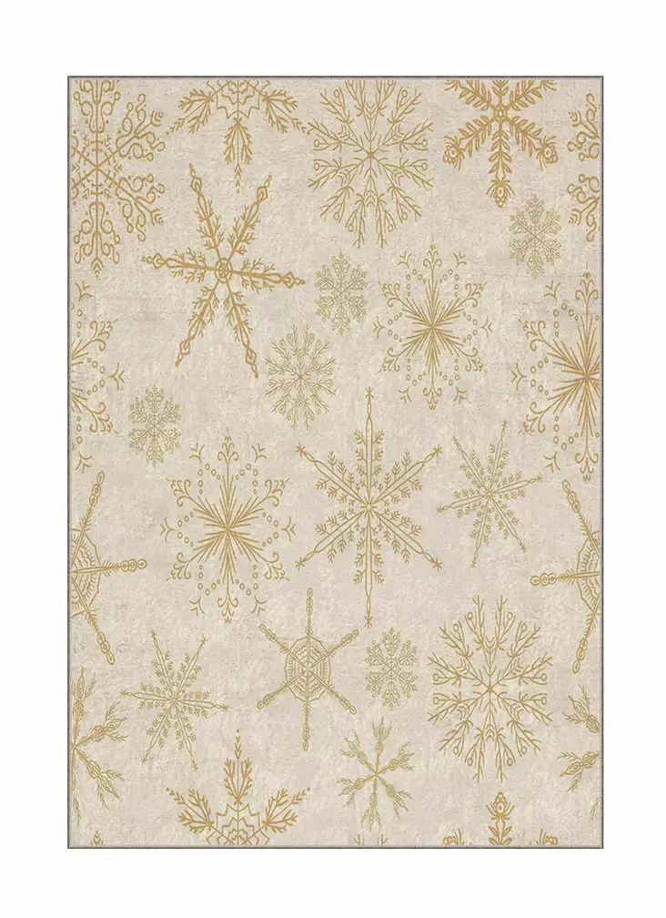 Ylellinen 100% Polyesteri Matto 180x280 cm - Monivärinen, Konepestävä, Digitaalinen Painatus, Liukumaton Alapuoli - Suuret ja keskikokoiset matot - 8683342373043 - 1