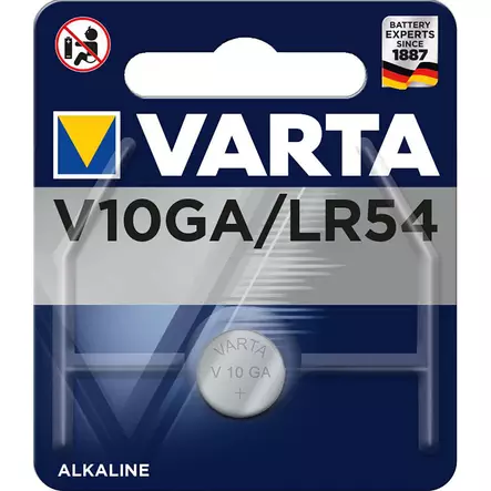 Nappiparisto LR54 V10GA 1-läpipainopakkaus - Alkaliparistot - 4008496297634 - 1
