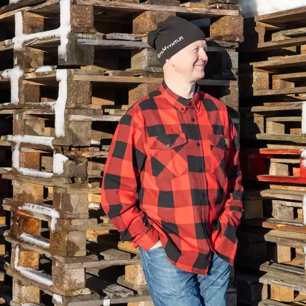 Flanelliruutupaita Calgary =C3=84IJ=C3=84 - Miesten pitkähihaiset paidat - 0283080115394 - 2