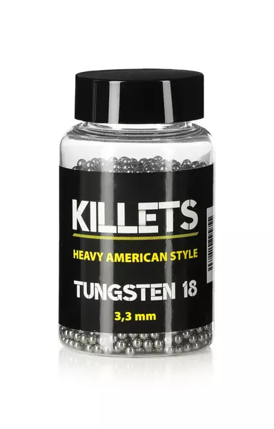Killets 1 kg 2,5 mm Tungsten18 hauli - Metsästystarvikkeet - 6438014295824 - 2