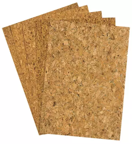 Korkkipaperi A5, 5 eri pintaa - Askartelumateriaalit ja tarvikkeet - 4030969803134 - 1
