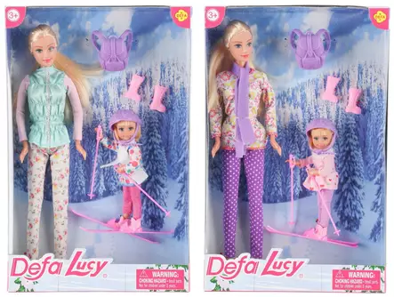 Nukkesetti hiihtoasut Defa Lucy - Nuket ja nukketarvikkeet - 6410416089584 - 1