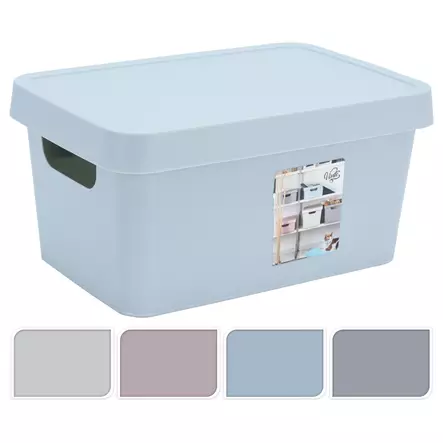 S=C3=A4ilytyslaatikko kannella 3,6l - Muovilaatikot ja säilytyslaatikot - 8719987525544 - 1