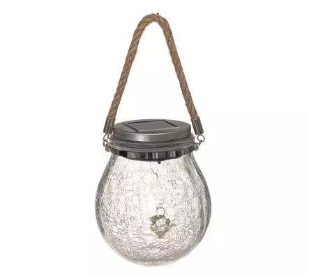 Solarvalo roikkuva lasipallo s=C3=A4r=C3=B6 Tarmo - Aurinkokennovalaisimet - 6410416040684 - 1