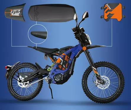 Surron Light Bee L1E sähkömopo, sininen - Sähköskootterit ja -mopot - 6438014310664 - 1