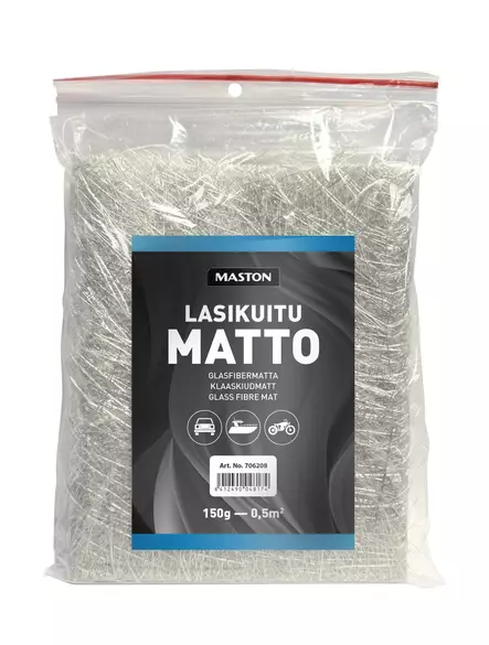 Lasikuitumatto 150g - 0,5m2 - Tasoitteet ja täyteaineet - 6412490048174 - 1