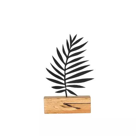 Koriste-esine, musta, 17 x 27 x 3,5 cm, kestävä, ajaton, ainutlaatuinen - Koristeet, koriste-esineet - 8681875640564 - 1