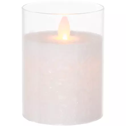 Led-lasikynttilä 3d liekki - Led-kynttilät ja lyhdyt - 6410413312814 - 1