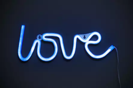 Led Love sininen - Valokoristeet ja valohahmot - 6410416480824 - 1