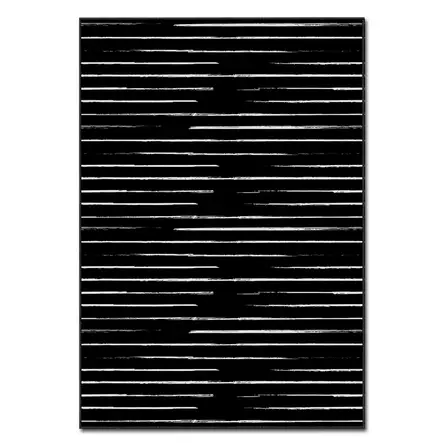 Monivärinen Matto 160x230 - 100% Polyesteri, Digitaalinen Painatus, Konepestävä, Liukumaton Alapuoli, 740 g/m² - Suuret ja keskikokoiset matot - 8683342181594 - 1
