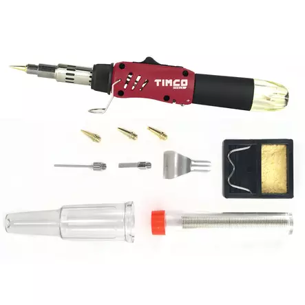Timco kaasukäyttöinen juotoskynäsarja - Juottimet ja tohot - 6438014340524 - 2