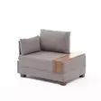 1-istuttava sohva, beige, 100 cm leveä, kestävä, helppohoitoinen - Sohvat - 8682870869134 - 1