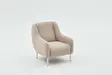 1-istuttava sohva, beige kulta, 77 cm leveä, kestävä, helppohoitoinen -  - 19-19-8683743317554 - 4
