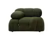 1-istuttava sohva, vihreä, 95 cm x 95 cm x 75 cm, kestävä, mukautuva - Sohvat - 8683743317714 - 6