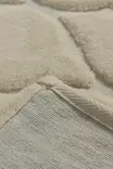 100% Puuvillainen Beige Kylpyhuonemattosetti (2 kpl) - Antibakteerinen, Liukumaton, Konepestävä, 50x60 cm & 60x100 cm - Kylpyhuonematot ja kosteantilan matot - 8681875010404 - 3
