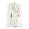 100% Puuvillainen Kylpytakki, Koko S, Kermanvärinen, 360 gr/m², Konepestävä, Ylellinen ja Mukava Loungewear - Pyyhkeet ja kylpytakit - 8681875944754 - 1