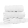 100% Puuvillainen Valkoinen Kylpypyyhe 30x50 cm - Ylellinen ja Imukykyinen 700 gr/m² - Konepestävä ja Kestävä - Pyyhkeet ja kylpytakit - 8681875878134 - 2