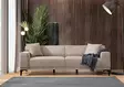 3-istuttava sohva, vaalea ruskea, Leveys 215 cm, ylellinen mukavuus, elegantti muotoilu, kestävä - Sohvat - 8683342939324 - 6