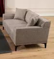 3-istuttava sohva, vaalea ruskea, Leveys 215 cm, ylellinen mukavuus, elegantti muotoilu, kestävä - Sohvat - 8683342939324 - 4