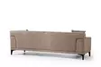 3-istuttava sohva, vaalea ruskea, Leveys 215 cm, ylellinen mukavuus, elegantti muotoilu, kestävä - Sohvat - 8683342939324 - 10