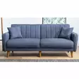 3-istuttava vuodesohva, tummansininen, 205 cm x 85 cm x 85 cm, mukava, käytännöllinen, tyylikäs - Vuodesohvat - 8681875323764 - 2