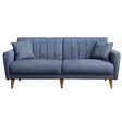 3-istuttava vuodesohva, tummansininen, 205 cm x 85 cm x 85 cm, mukava, käytännöllinen, tyylikäs - Vuodesohvat - 8681875323764 - 6