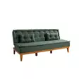 3-istuttava vuodesohva, vihreä, 184 cm leveä, mukava, monikäyttöinen - Sohvat - 8681875597974 - 1