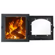 Kaminlucka med glas - Takat ja kaminat - 6438014202044 - 2