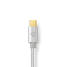 Lightning Kaapeli | USB 2.0 | USB-C Uros | Apple Lightning 8-Pin | 480 Mbps | Kullattu | 2.00 m | Pyöreä | Nailon / Punottu | Alumiini | Laatikko kannella ja ikkunalla - Lightning-kaapelit - 5412810313044 - 4