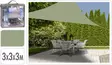 Aurinkokatos kolmio 3 x 3 x 3 m=20 - Aurinkovarjot ja markiisit - 8719987805844 - 2