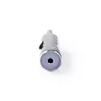 Autoantenniliitin | Suora | Uros | Kupari | 50 Ohm | Painettava | Metalli | Hopea | 10 kpl | Kirjekuori - Varaosat - 5412810299874 - 15