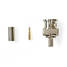 BNC-liitin | Suora | Uros | Niklattu | 50 Ohm | Puristettava | Kaapelin läpitulomitta: 6.0 mm | Teräs | Hopea | 25 kpl | Kirjekuori - Videoliittimet ja plugit - 5412810300044 - 5