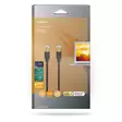 CAT6 Verkkokaapeli | RJ45 uros | RJ45 uros | F/UTP | 5.00 m | Pyöreä | LSZH / PVC | Antrasiitti | Ikkunallinen laatikko - Tietokone ja verkko - 5412810264124 - 66