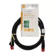 CAT6 Verkkokaapeli | RJ45 uros | RJ45 uros | U/UTP | 2.00 m | Pyöreä | PVC | Musta | Label - Tietokone ja verkko - 5412810422814 - 66