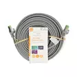 CAT7 verkkokaapeli | S/FTP | RJ45 uros | RJ45 uros | 15.0 m | Snagless | Pyöreä | LSZH | Harmaa | Label - Tietokone ja verkko - 5412810424344 - 66