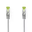 CAT7 verkkokaapeli | S/FTP | RJ45 uros | RJ45 uros | 15.0 m | Snagless | Pyöreä | LSZH | Harmaa | Label - Tietokone ja verkko - 5412810424344 - 1