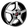 Carrello Black Polished 5.5x14 - Asuntovaunun ja peräkärrin vanteet - 6438431010734 - 1