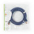 CAT6 Verkkokaapeli | RJ45 uros | RJ45 uros | S/FTP | 5.00 m | Pyöreä | LSZH | Sininen | Kirjekuori - Verkkokaapelit - 5412810277704 - 5