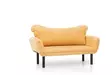 2-istuttava vuodesohva, sinapinkeltainen, 150 cm leveä, mukava, kestävä - Vuodesohvat - 8681875833164 - 4