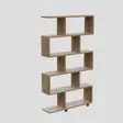 Kirjahylly, mänty, 90 cm leveä, kestävä, skandinaavinen design - Kirjahyllyt - 8682870704404 - 3