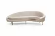 3-istuttava sohva, beige, 255 cm x 120 cm x 85 cm, kestävä, mukava - Sohvat - 8683342766524 - 4