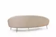 3-istuttava sohva, beige, 255 cm x 120 cm x 85 cm, kestävä, mukava - Sohvat - 8683342766524 - 5